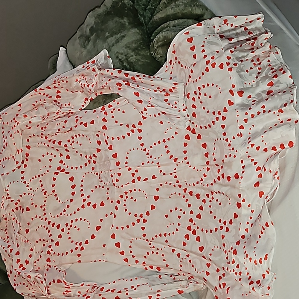 Topshop petit Size 6 new hearts dress